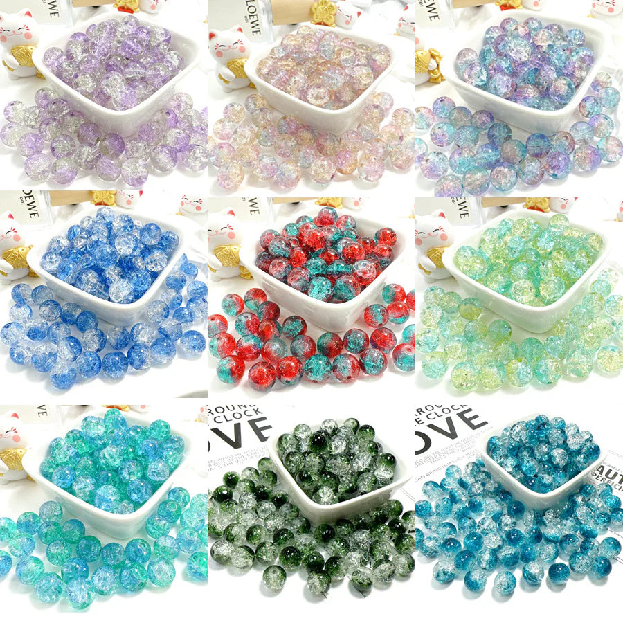 Glass beads lucky Egg