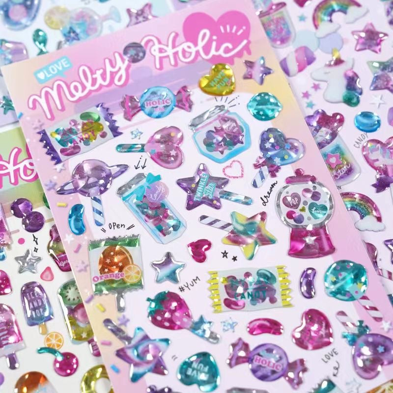 3D Cute stickers A02