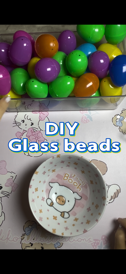 Glass beads lucky Egg