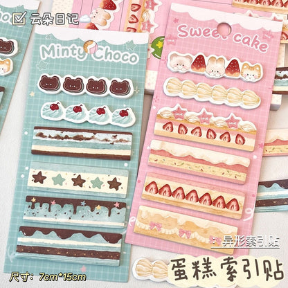 Cake sticker note