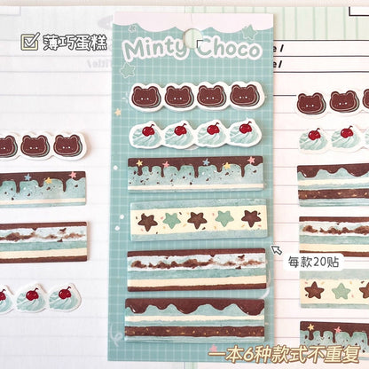 Cake sticker note