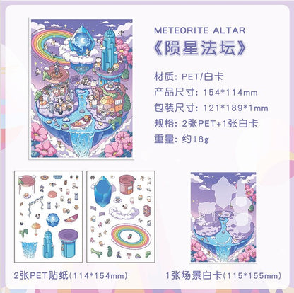 scenery stickers A02