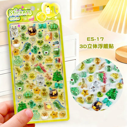 3D Cute stickers A01
