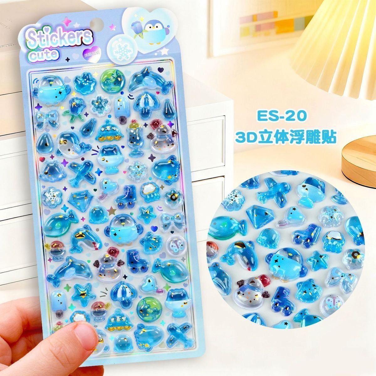3D Cute stickers A01