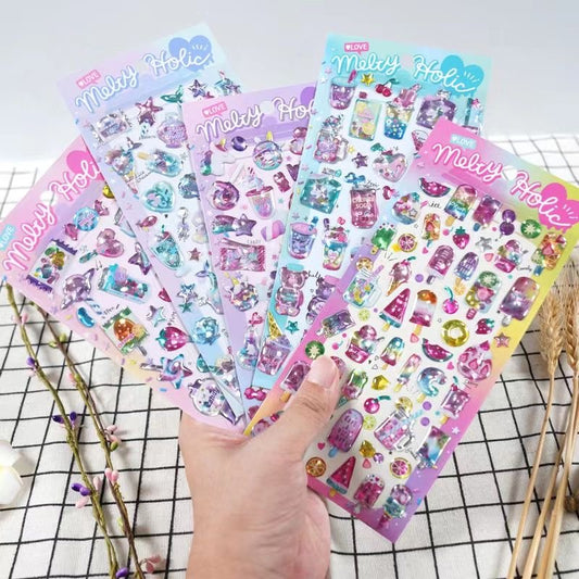 3D Cute stickers A02